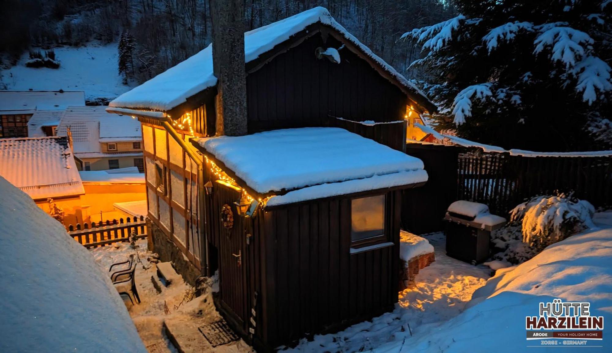 Arode Huette Harzilein - Romantic Tiny House On The Edge Of The Forest Zorge ภายนอก รูปภาพ