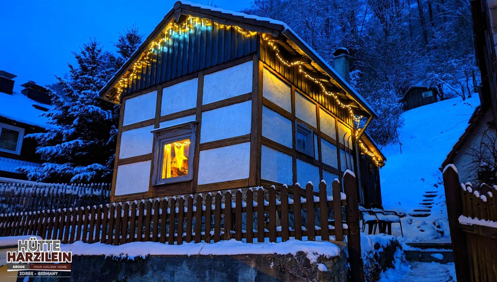 Arode Huette Harzilein - Romantic Tiny House On The Edge Of The Forest Zorge ภายนอก รูปภาพ