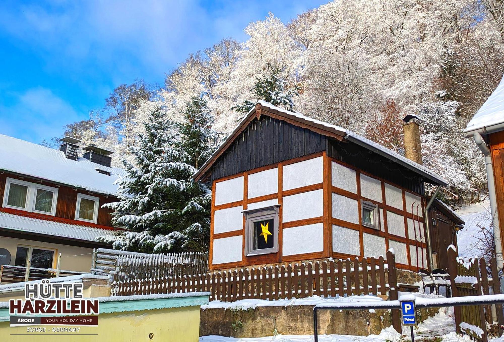 Arode Huette Harzilein - Romantic Tiny House On The Edge Of The Forest Zorge ภายนอก รูปภาพ