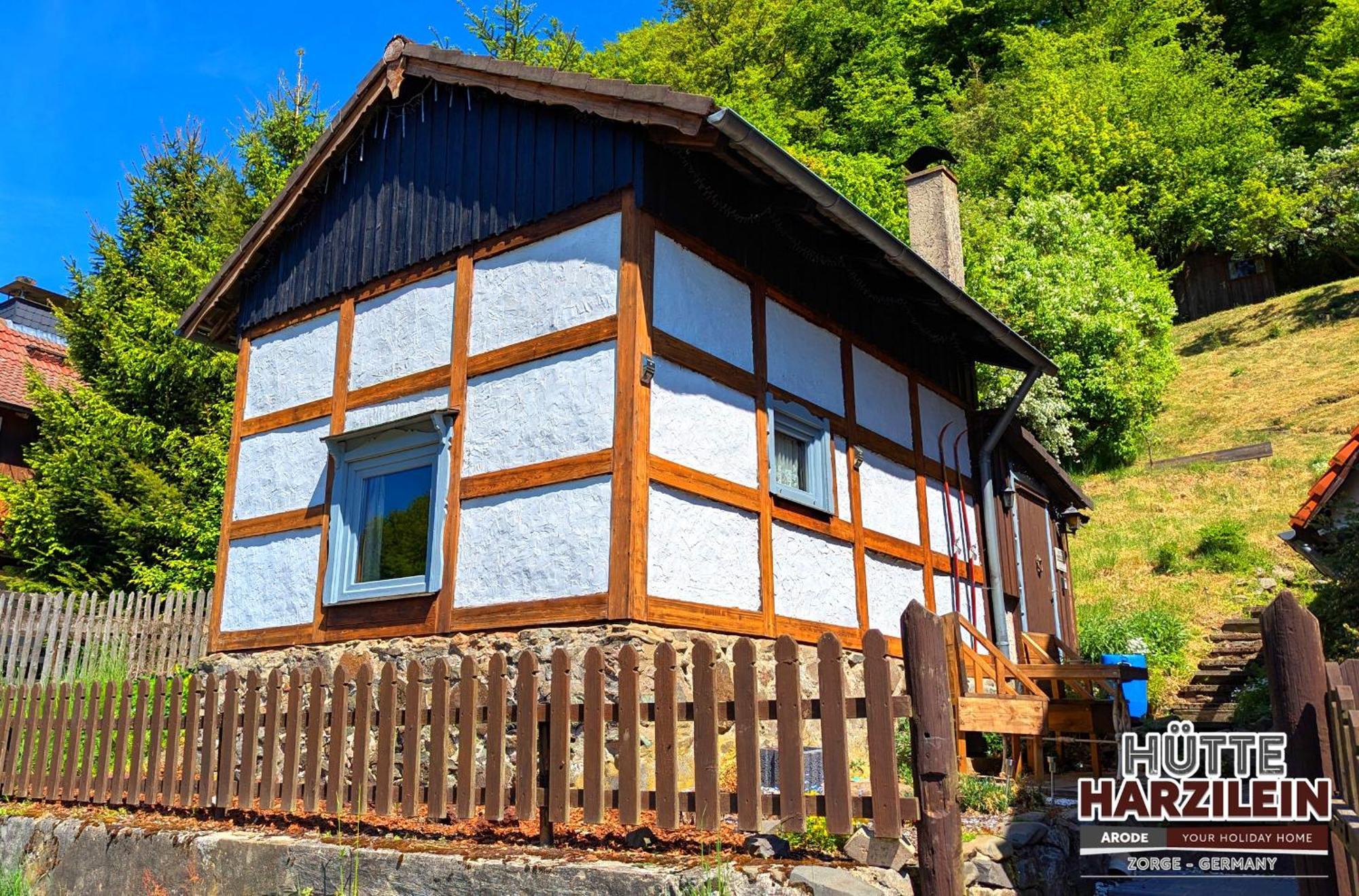 Arode Huette Harzilein - Romantic Tiny House On The Edge Of The Forest Zorge ภายนอก รูปภาพ